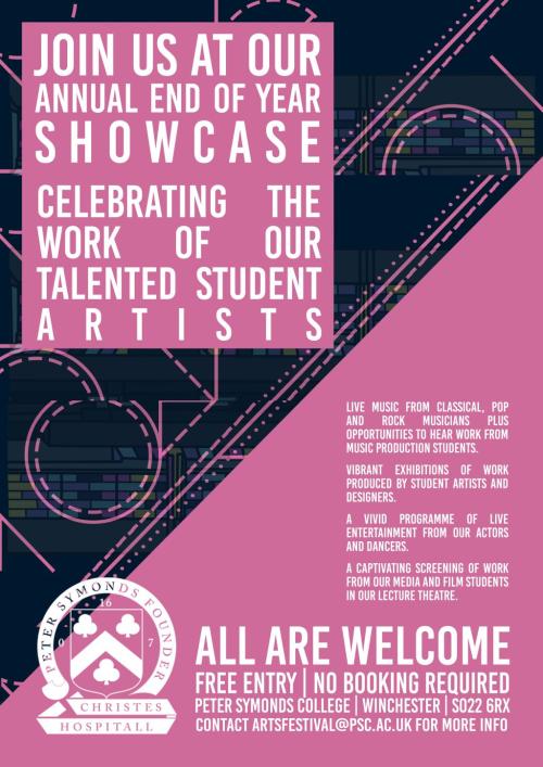 Peter Symonds Students showcase their artistic talents at the College's annual Arts Festival